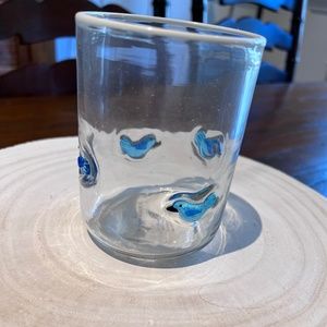 Anthropologie Blue Bird Glass, New in Box